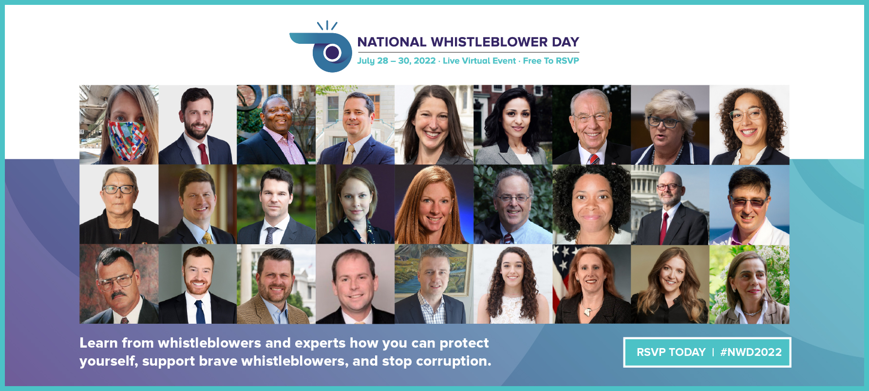 RSVP for National Whistleblower Day 2022